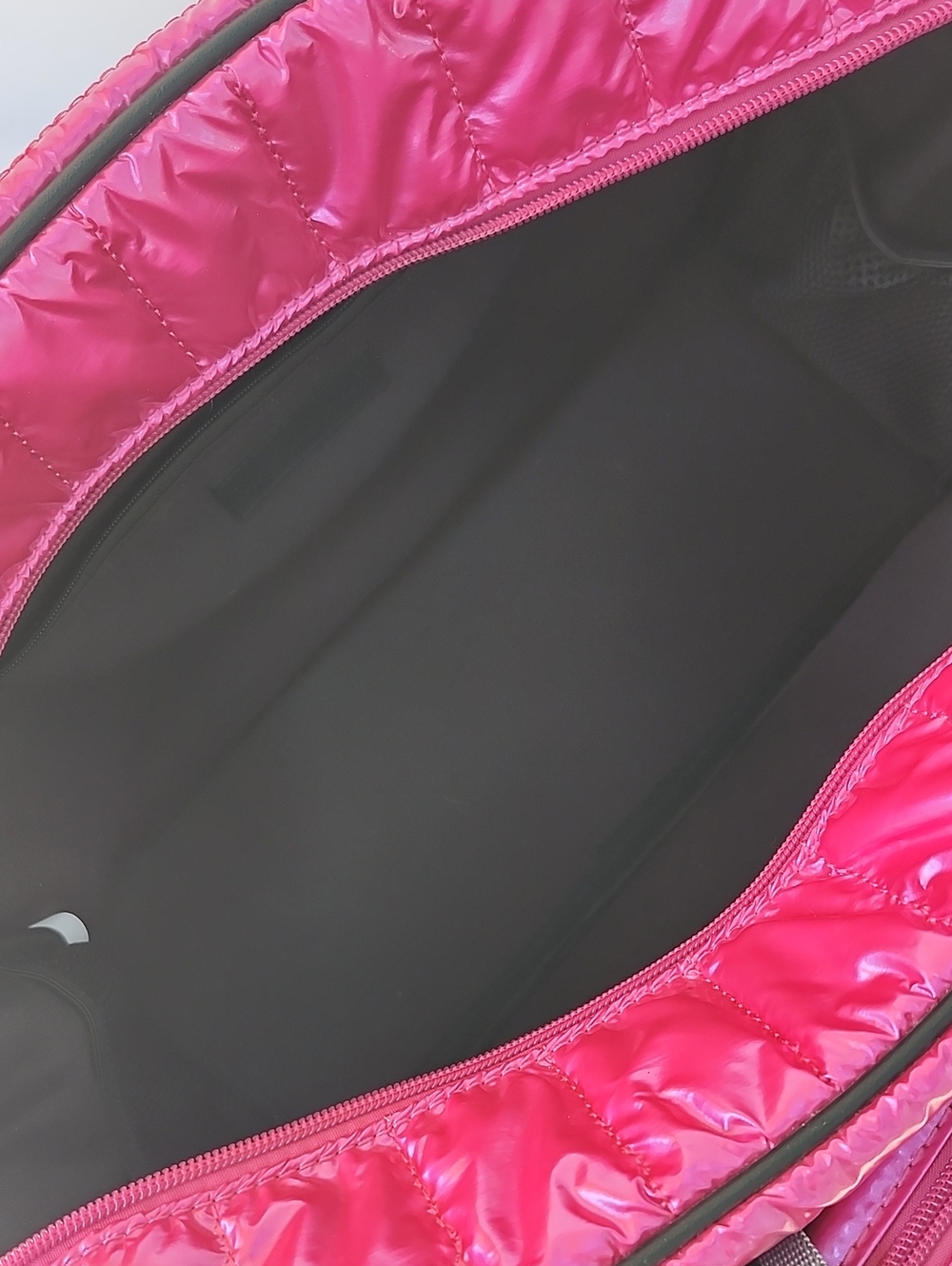 PARKER & HYDE LARGE PINK METTALIC ROYAL COURT PICKLE BALL/TENNIS BAG - Picture 9 of 13